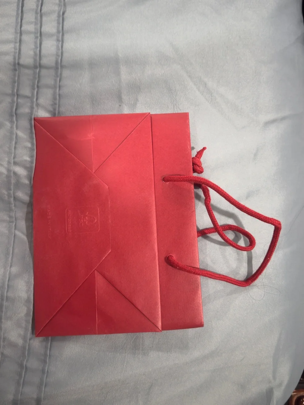 Salvatore Ferragamo Red Tote with Rope Handles